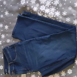 Dark wash bootcut jeans